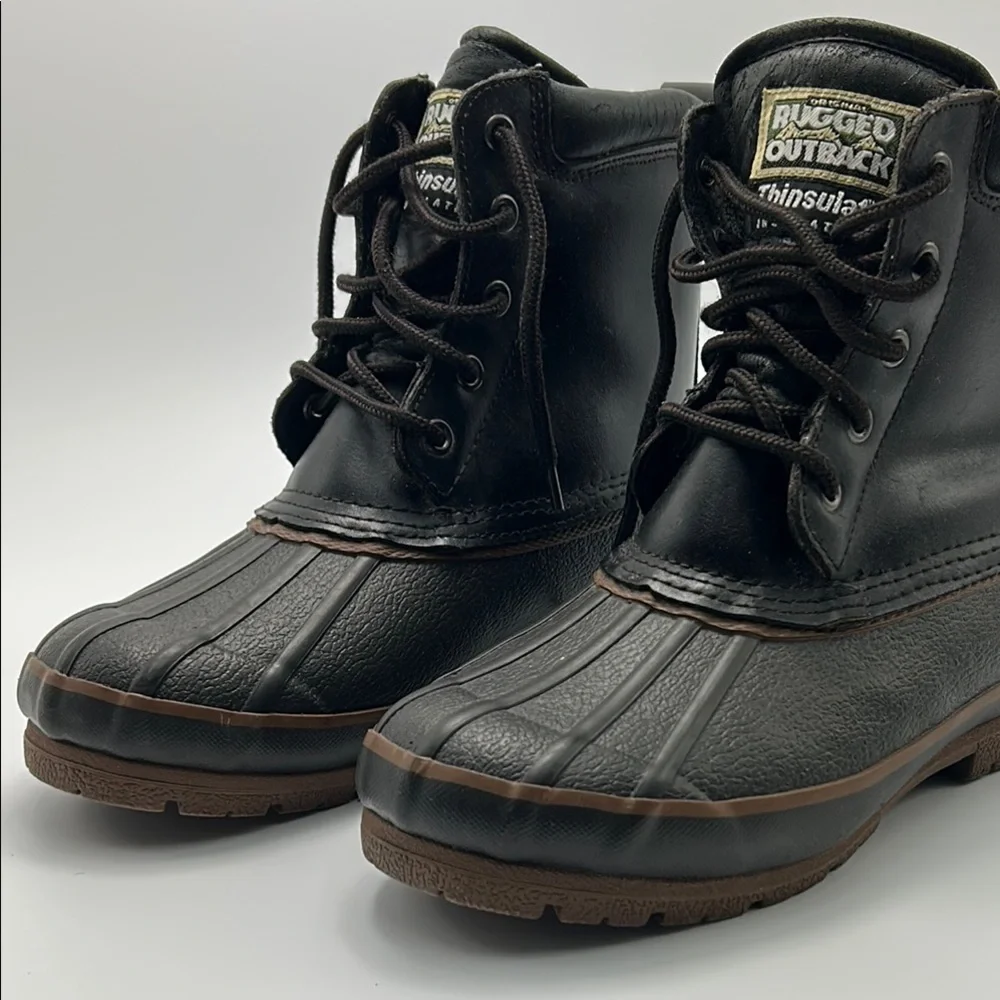 Rugger Outback Men's 8 Thinsulate Insulation waterproof Duck Boots Rain Snow